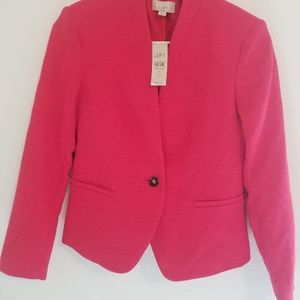 NWT Ann Taylor Loft 2P Collarless blazer